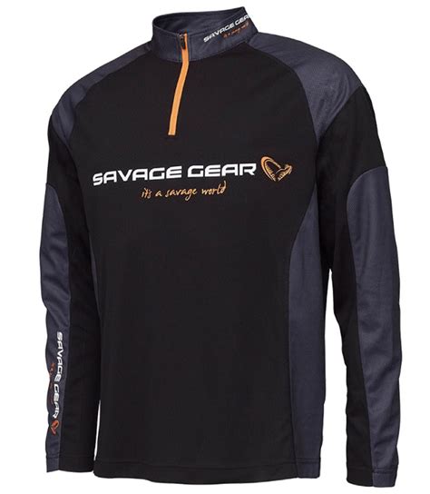 savage gear tournament gear shirt 1 2 zip - Negozio di pesca online ...