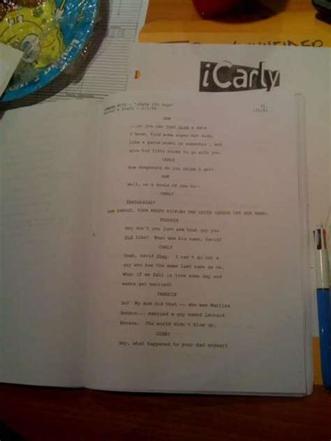 Image - ICarly Script.jpg | iCarly Wiki | FANDOM powered by Wikia