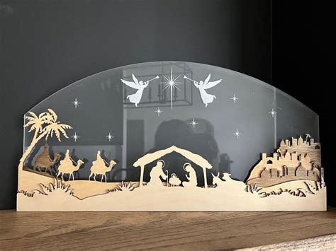 Nativity Sign Christmas Nativity Sign Nativity Scene Wood - Etsy