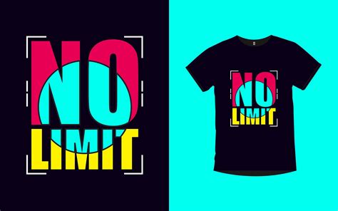 No Limit T-Shirt Design Graphic by graphicmunir · Creative Fabrica