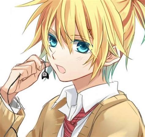 cute Len listening to music - Len Kagamine Fan Art (35722418) - Fanpop