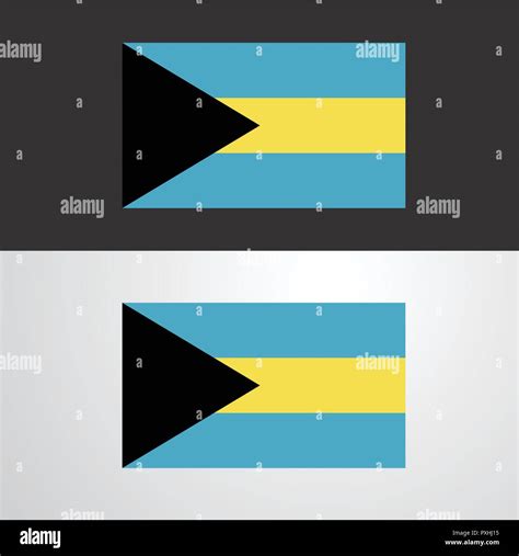 Bahamas Flag banner design Stock Vector Image & Art - Alamy