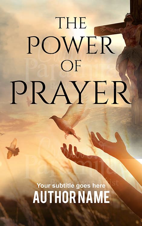 The Power of Prayer religious book cover design