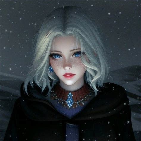 Fantasy Art Women, Fantasy Girl, Short White Hair, Anime Hair Color ...