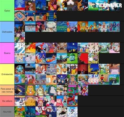 ALL Pokémon Indigo League Episodes Tier List (Community Rankings) - TierMaker