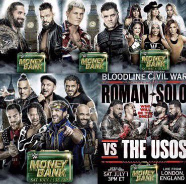 WWE MITB Match Card 2023 : r/WWE