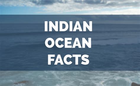 40 Facts About the Indian Ocean | The 7 Continents of the World