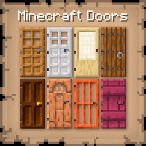 Steam Workshop::Functional Minecraft Doors Mod