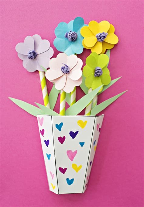 HOW TO MAKE 3D PAPER FLOWER BOUQUETS WITH VIDEO