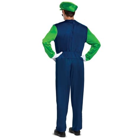 Luigi Deluxe Adult Costume - Screamers Costumes