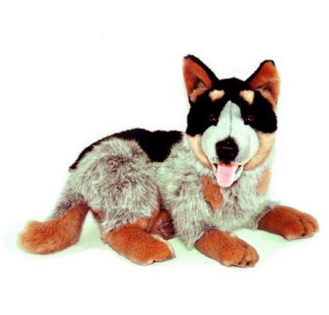 Laying Australian Cattle Dog Soft Plush Toy (40cm) - Dog Breed Stuffed Toys | Australian Native ...