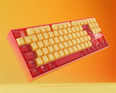 ArtStation - Orange Keyboard