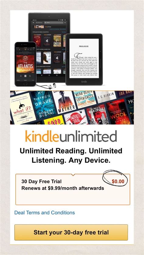 Kindle Unlimited - Free 30-Day Trial | Kindle, Entrepreneur quotes, Affiliate network marketing
