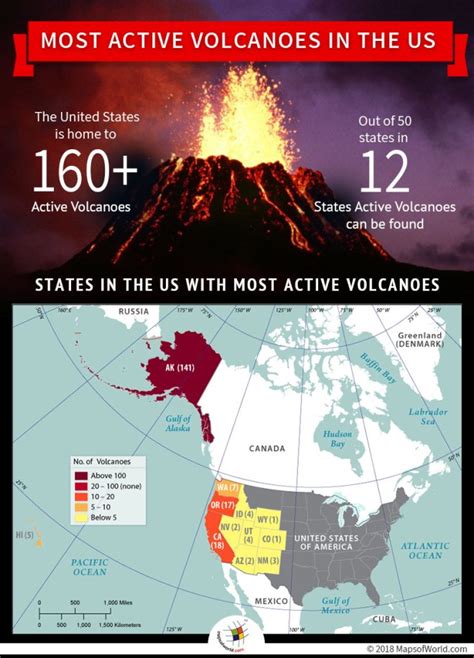 Which US State has The Most Active Volcanoes? - Answers