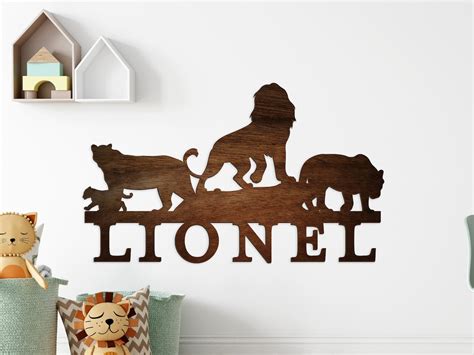 Lion Name Sign Lion Pride Name Sign Custom Kids Name Sign | Etsy