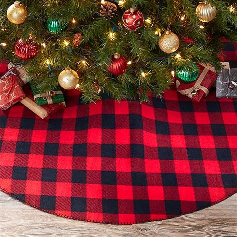 Buffalo Check Plaid Christmas Tree Skirt