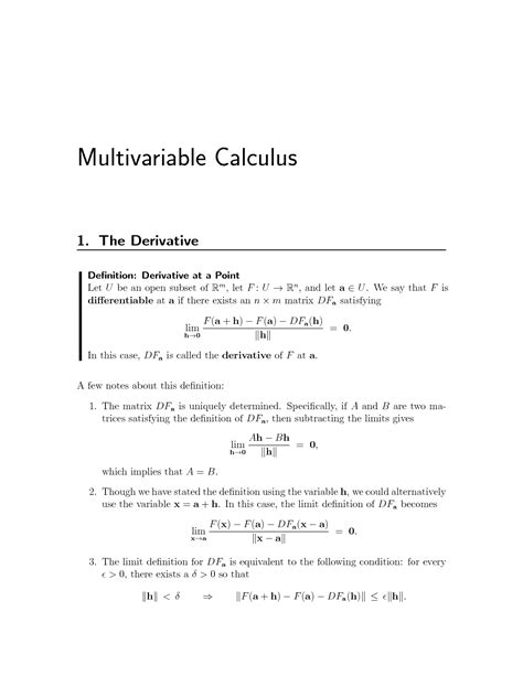 SOLUTION: multivariable calculus - Studypool