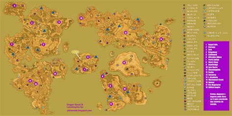 Dragon Quest 8 World Map - Map