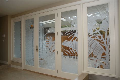 Etched Glass Doors, Etched Glass Panels, Etched Glass Railings, All Custom