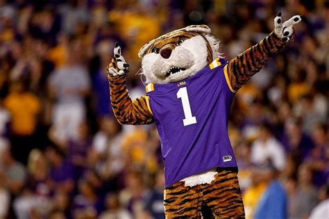 LSU Tigers Mascot, Louisiana State University, Baton Rouge, Louisiana ...