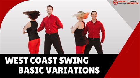 West Coast Swing Basics | Variations of Basic Patterns for WCS - YouTube