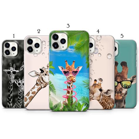 Giraffe Phone Case Animal Print Cover for Iphone 13 Pro 12 - Etsy