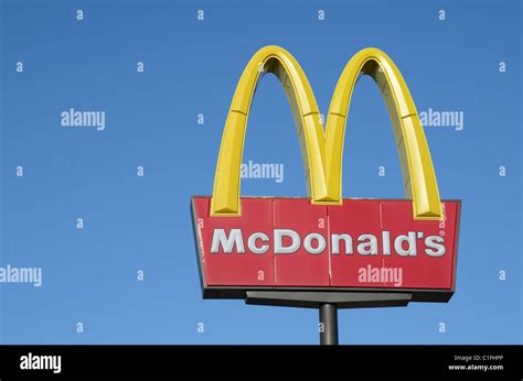 The iconic arches of McDonald's Stock Photo - Alamy