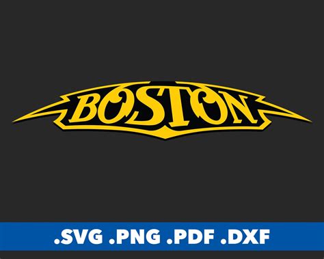 Boston SVG Boston Band Logo Cricut Cut Files Classic Rock - Etsy Ireland