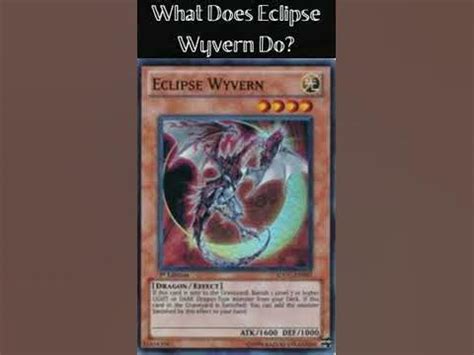 What Does Eclipse Wyvern Do? (Yugioh Cards Explained for Easy Deck ...