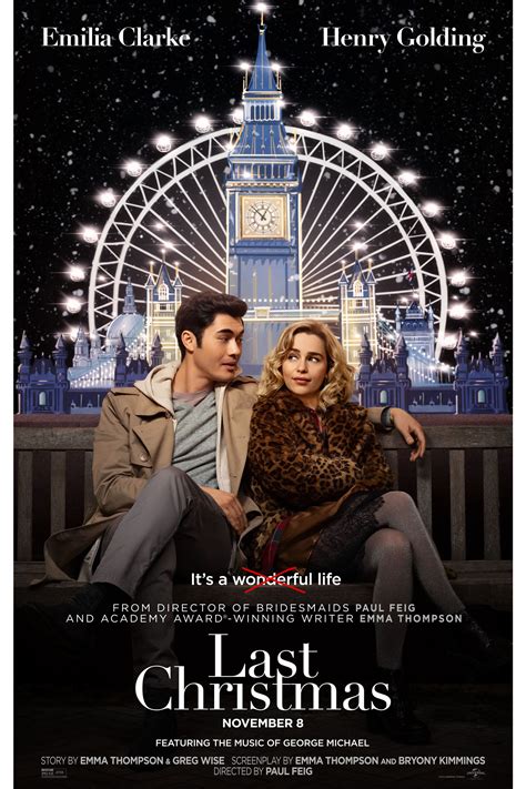 Trailer Watch: Henry Golding & Emilia Clarke in 'Last Christmas'