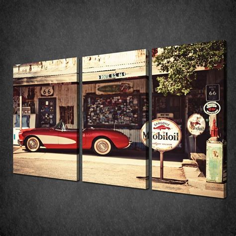 20 Inspirations Car Canvas Wall Art