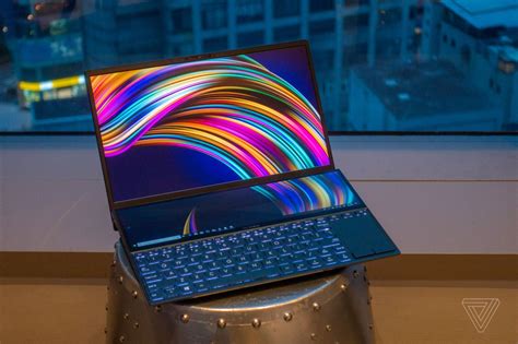 The Asus ZenBook Pro Duo is an extravagant laptop with two 4K screens - The Verge