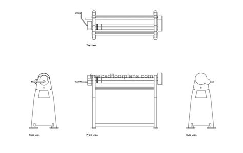 Sheet Metal Rolling Machine - Free CAD Drawings