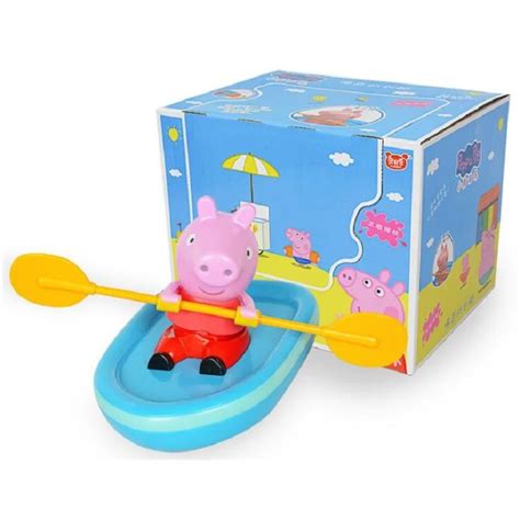 Peppa Pig Rowing bathing water Pig Peggy rowing boat toy kids play water toy gift Pools Water ...