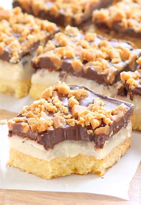 Chocolate Toffee Bars Recipe - Sugar Apron