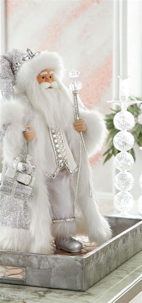 Silver and White Christmas Ornaments | White christmas ornaments ...