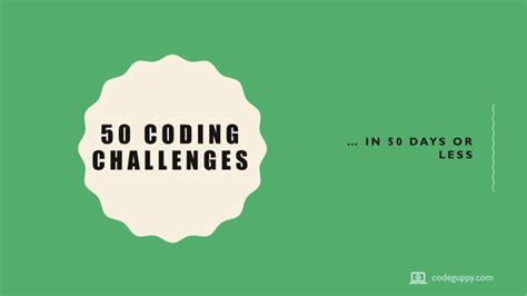 50 coding challenges