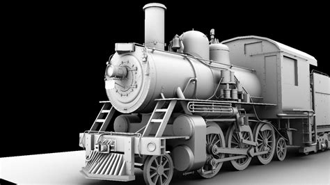 How about CG?: Steam train WIP