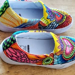 Painted Shoes. Sharpie Shoes. Art Shoes. Skater Shoes. Flying Heart ...