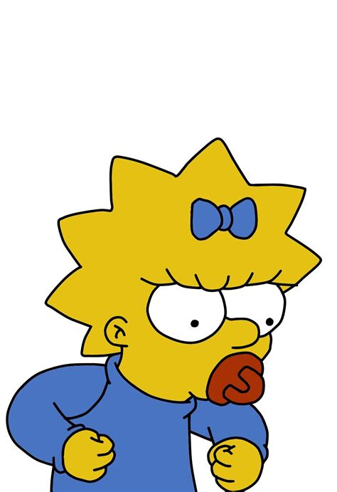 Maggie Simpson drawing | Simpsons drawings, Maggie simpson, Simpsons art