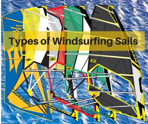 Types of Windsurfing Sails - How To Windsurf 101