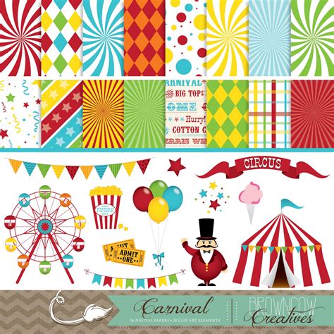 Etsy Circus Clipart For Kids