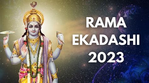 Ekadashi November 2023: Rama Ekadashi Date, Parana Time, Significance ...