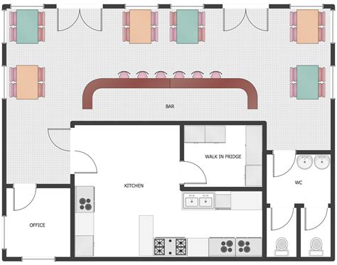 Restaurant Floor Plan With Dimensions Pdf | Review Home Co