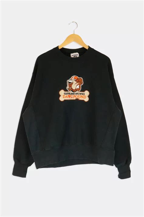 Vintage NFL Cleveland Browns Dawg Pound Sweatshirt 001 | Urban Outfitters