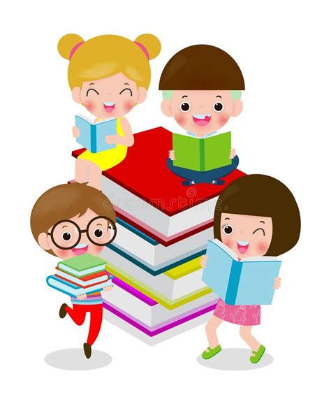 Happy Book Mascot - Read Me! Stock Vector - Illustration of cartoon, school: 19768385