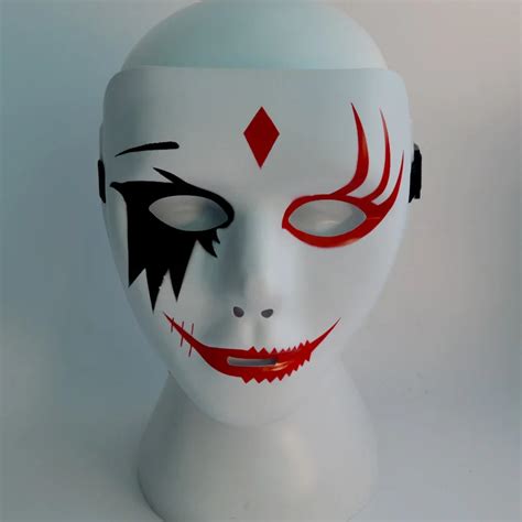 2018 new design custom funny face Plastic halloween drama party mask Halloween Celebration Full ...