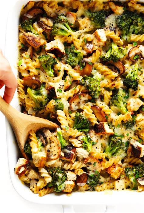 Healthier Broccoli Chicken Casserole Recipe | Gimme Some Oven
