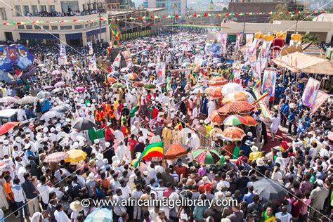 Photos and pictures of: Procession at the Timkat celebration, Gondar ...