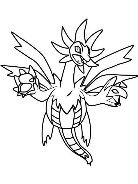 Pokemon Hydreigon coloring pages - Free Printable